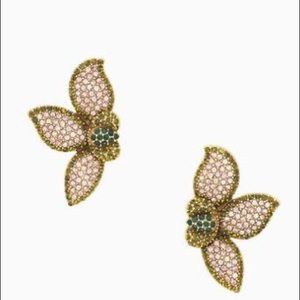Stella & Dot Pavé Petal Studs